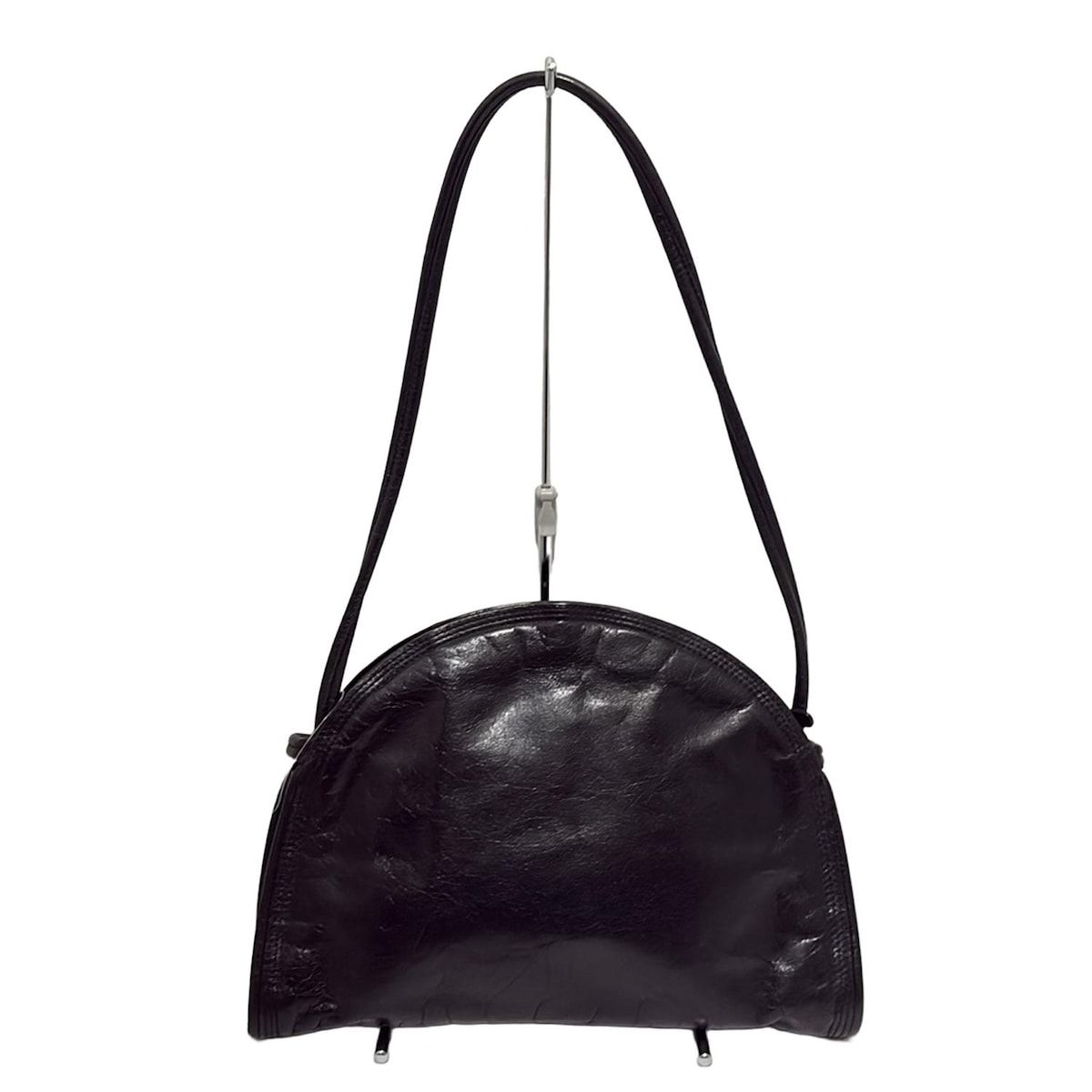 GINZA Kanematsu(ギンザカネマツ) ショルダーバッグ - 黒 レザー