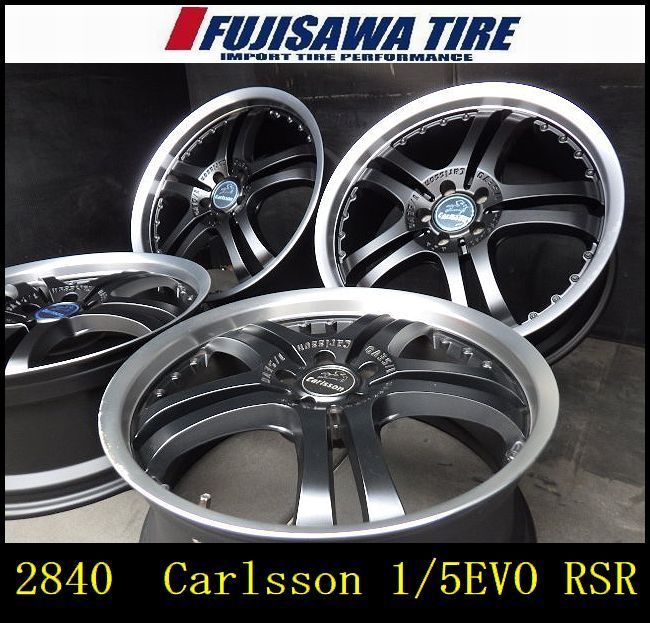 2840 A Carlsson 1 5 EVO RSR 20 x 8 J 5穴112 45 4本