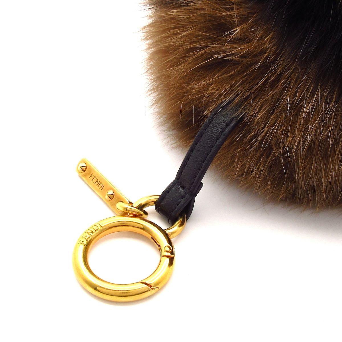 FENDI(フェンディ) キーホルダー(チャーム)美品 ポンポンチャーム
