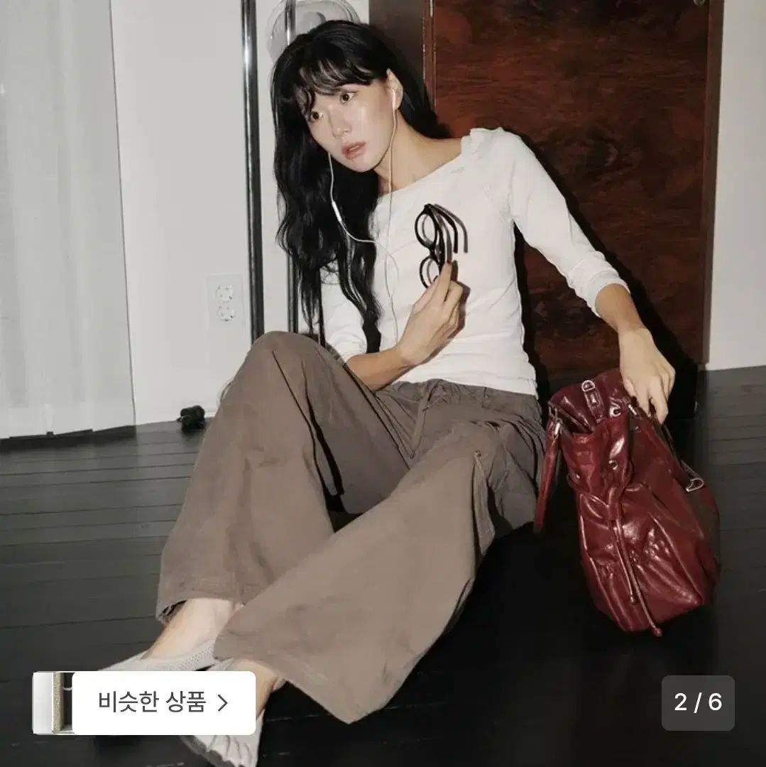 シティブリーズ ユーティリティ ワイド パンツ_ライトベージュ