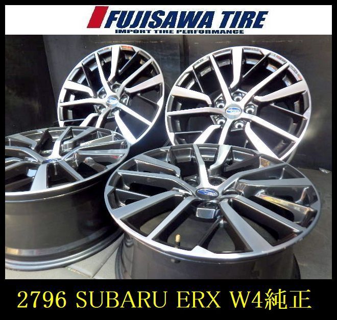 2796 A スバル WRX S 4 ホイール 18 x 8 5 J 5穴 PCD 114 3 55 4本