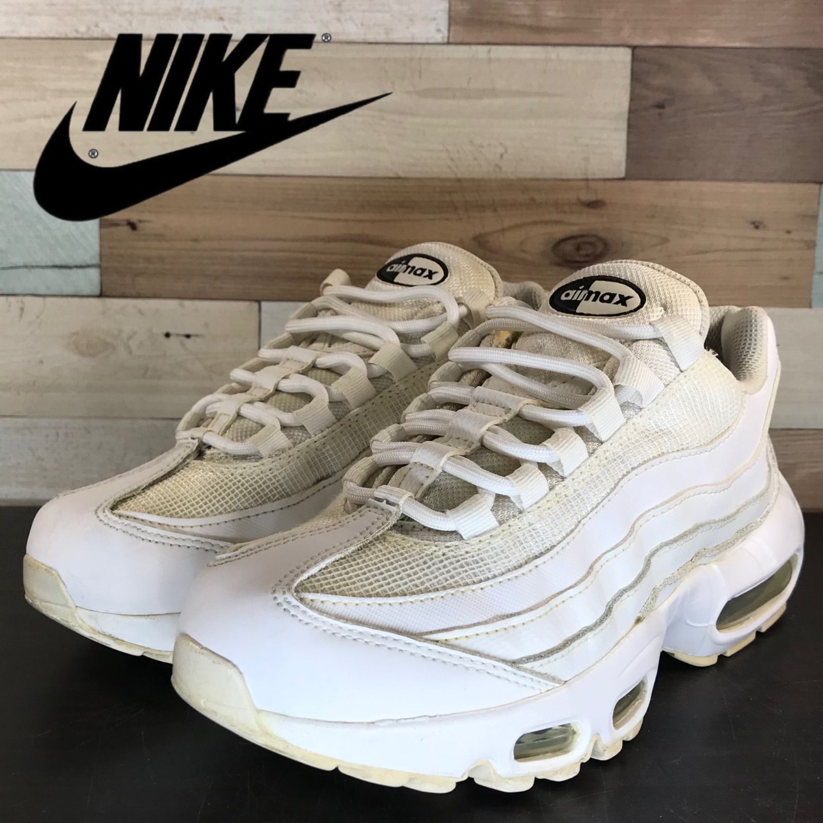NIKE AIR MAX 95 ナイキ エア マックス 95 ホワイト ブラック 24cm 