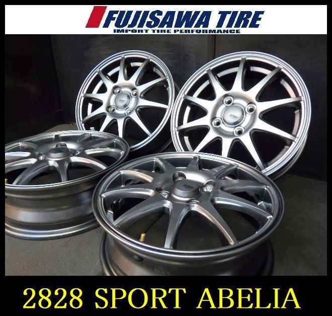 2828 SPORT ABELIA J 14 x 4 5 4穴 PCD 100 45 4本