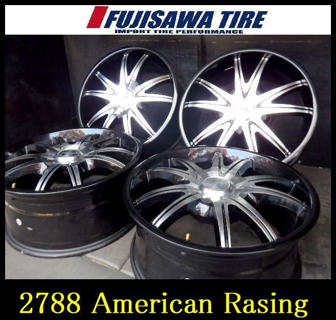 2788 B American Racing 18 x 8 J 6穴 PCD 114 3 38 4本