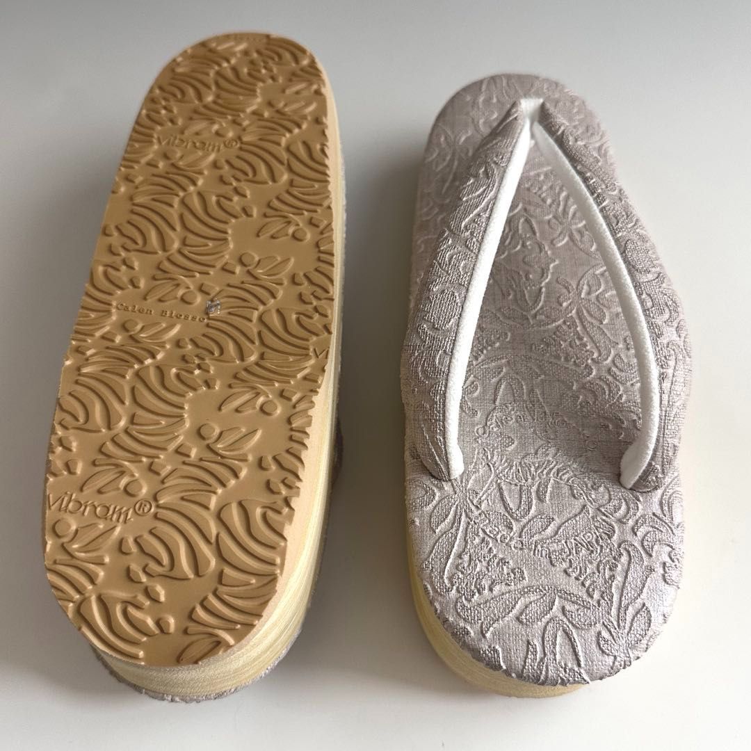  S M Lサイズ選択 シャバクロ カレンブロッソ カフェ草履 4 草履 和装履物