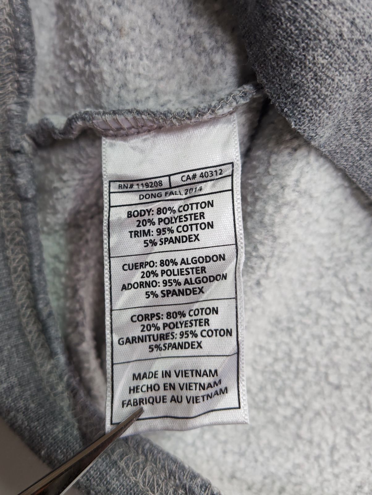 NFL シアトル シーホークス スウェット 裏起毛 ホワイト　グレー　サイズL Mitchell & Ness（ミッチェルアンドネス） NFL シアトル・シーホークス