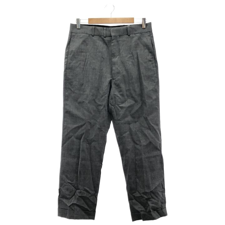 417 EDIFICE フォーワンセブンエディフィス WIDE PANTS ワイドスラックス メンズ グレー 38