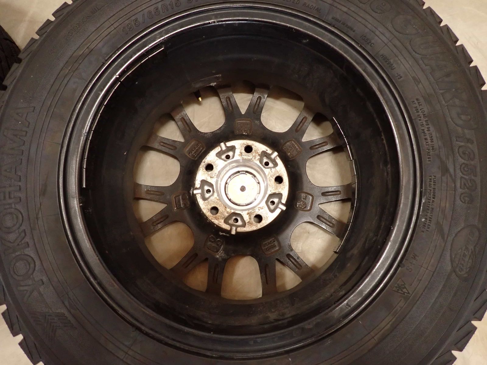  冬4本 製 会社宛 195 65 R 15 6 J 91 T ヨコハマ アイスガード IG 52 C アルミ ヴォクシー エスクァイア プレマシー NO D 6624 15インチ タイヤ ホイールセット