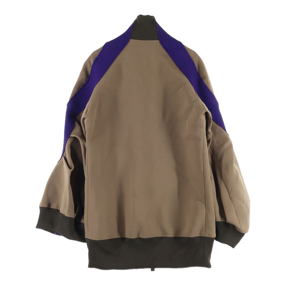 Sacai サカイ Technical Jersey Blouson 23-06637 テクニカルジャージ ブルゾン ジャケット ブラウン