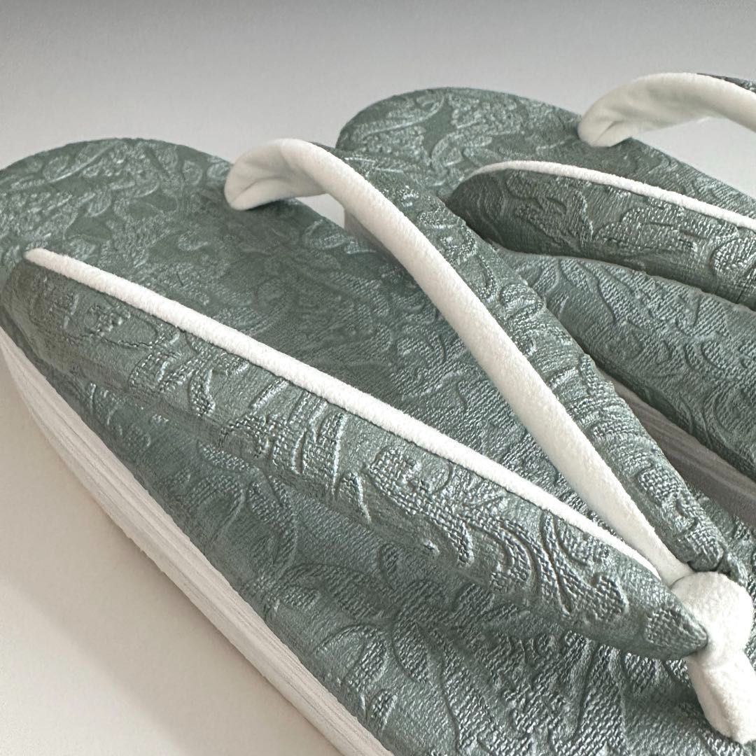 S M Lサイズ選択 シャバクロ カレンブロッソ カフェ草履 5