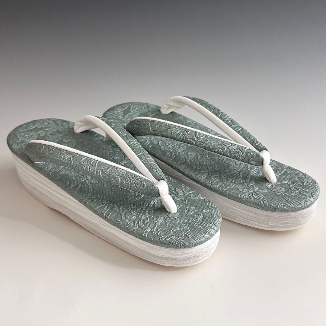 S M Lサイズ選択 シャバクロ カレンブロッソ カフェ草履 5