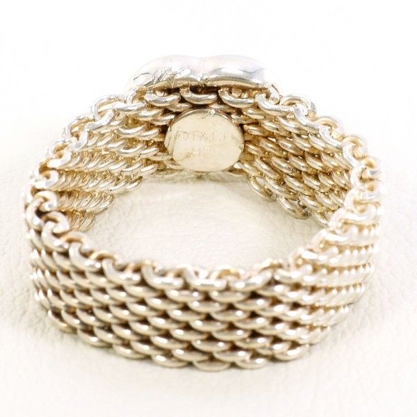 ❤️TIFFANY&Co. ティファニー リング サマセット ハート♡ メッシュ 廃盤】ティファニー TIFFANY&Co サマセット ハート メッシュ リング 17