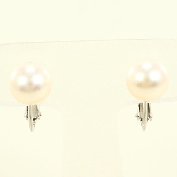 K 14 WG イヤリング clip-on earrings パール 真珠 総重量約2.7 g