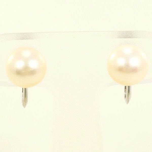 K 14 WG イヤリング clip-on earrings パール 真珠 総重量約5.7 g