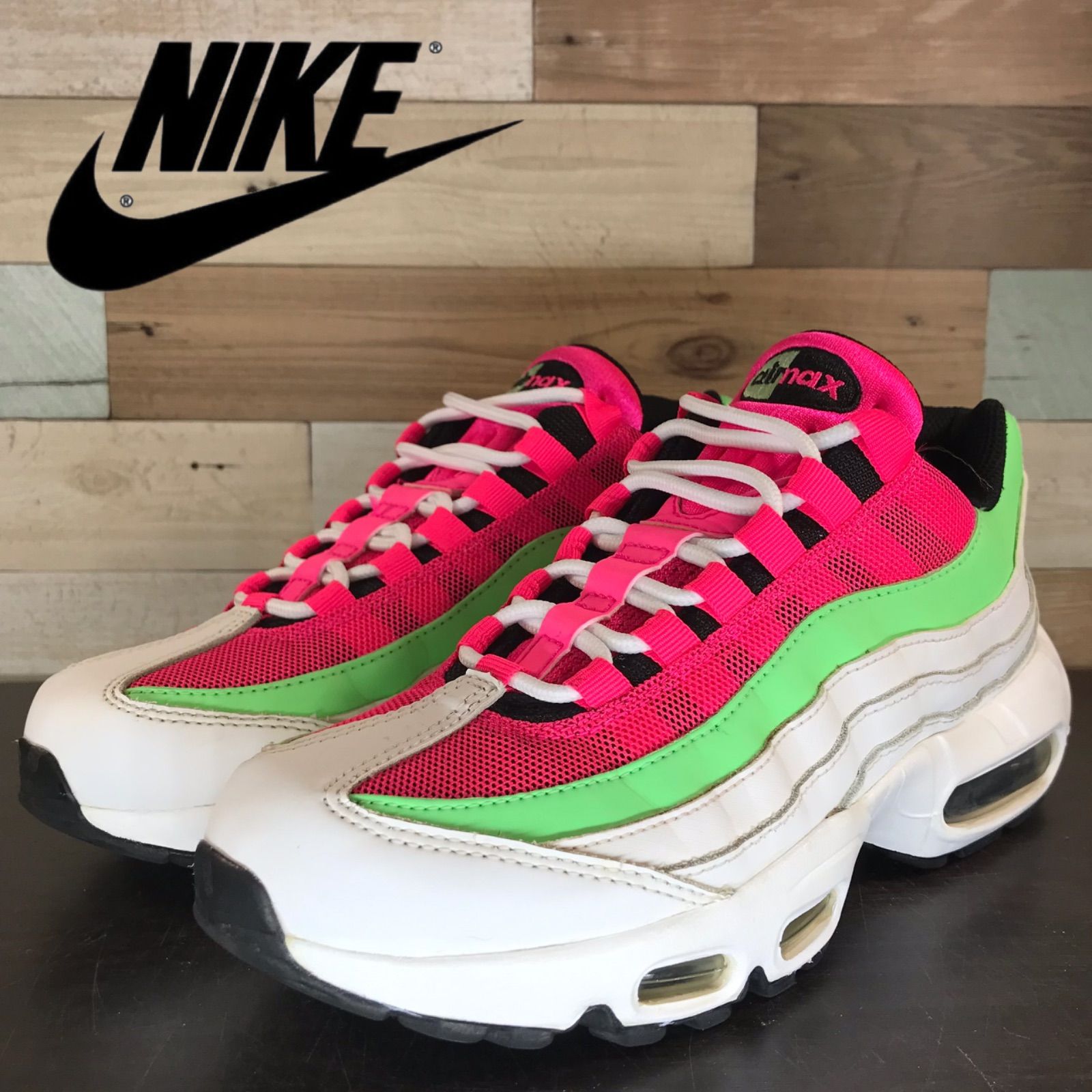 NIKE AIR MAX 95 ナイキ エア マックス95 ホワイト ピンク グリーン 