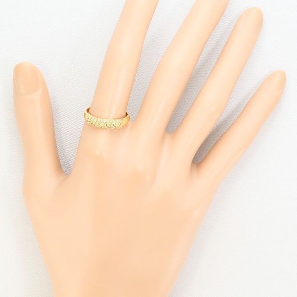  K 18 YG リング ring 指輪 14.5号 ダイヤ 0.3 総重量約1.8 g その他 アクセサリー