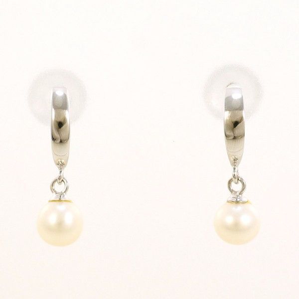 K14WG ピアス pierced earrings パール 真珠 総重量約0.5g