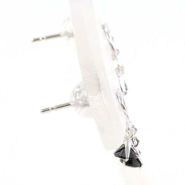 K 14 WG ピアス pierced earrings 人工石 総重量約0.6 g