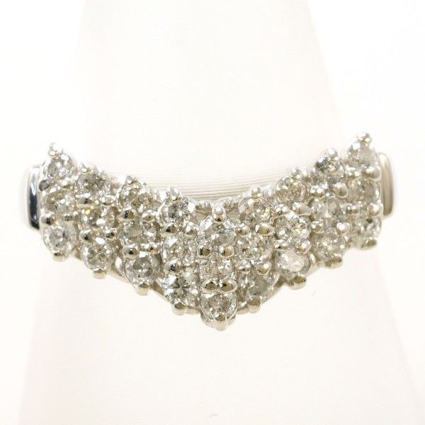 PT900 リング ring 指輪 11号 ダイヤ 0.50 総重量約3.0g