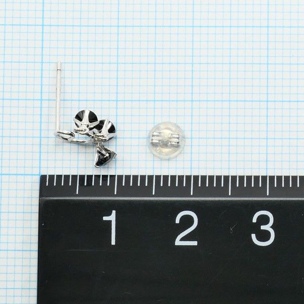  K 14 WG ピアス pierced earrings 人工石 総重量約0.6 g その他 アクセサリー