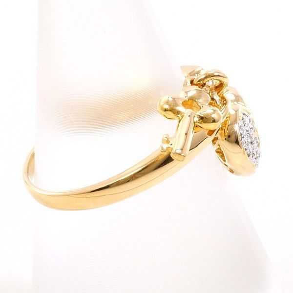 K 18 WGPG リング ring 指輪 11号 ダイヤ 0.11 総重量約3.1 g