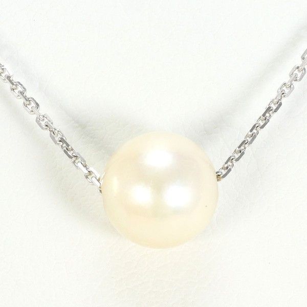 K18WG ネックレス necklace パール 真珠 総重量約2.1g 約40cm