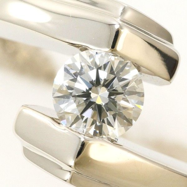 PT 900 リング ring 指輪 7号 ダイヤ 0.254 VVS 2 鑑定書 総重量約5.8 g