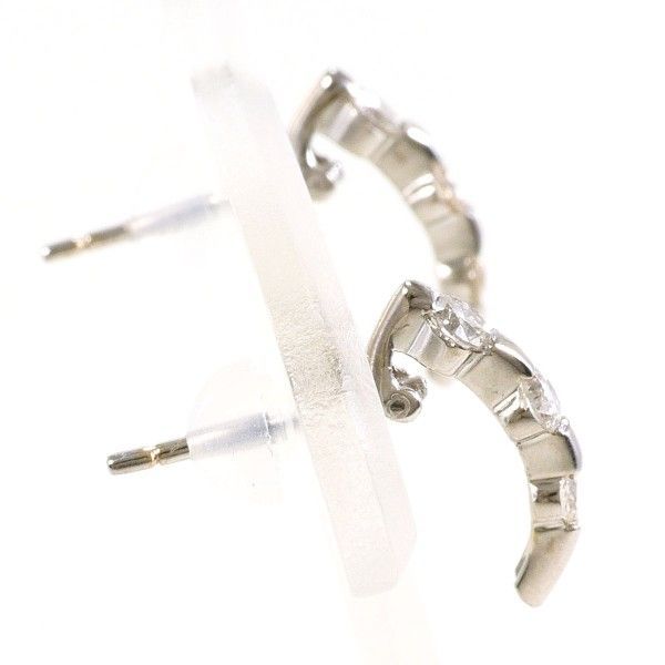 K 18 WG ピアス pierced earrings ダイヤ 0.25 ×2 総重量約1.4 g