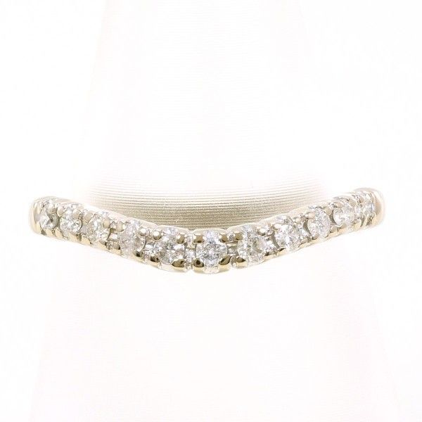 K14WG リング ring 指輪 10号 ダイヤ 0.20 総重量約1.5g