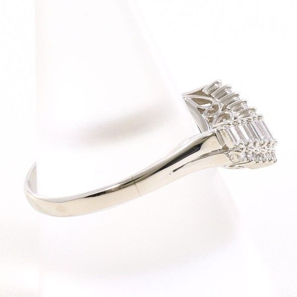 PT 900 リング ring 指輪 19号 ダイヤ 0.40 総重量約5.5 g
