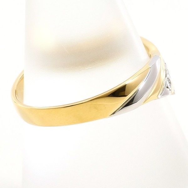 PT 900 K 18 YG リング ring 指輪 12.5号 ダイヤ 総重量約2.9 g