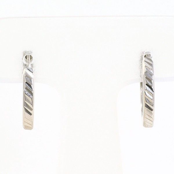 K18WG ピアス pierced earrings 総重量約1.9g