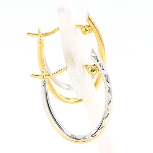 K 18 YGWG ピアス pierced earrings 総重量約2.5 g