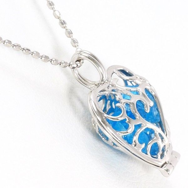 K 18 WG 14 ネックレス necklace 天然石 総重量約2.3 g 約40 cm