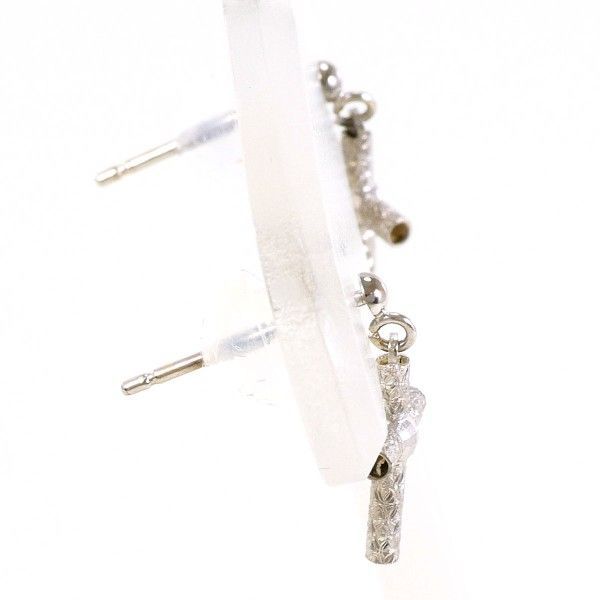 K 14 WG ピアス pierced earrings 総重量約0.4 g