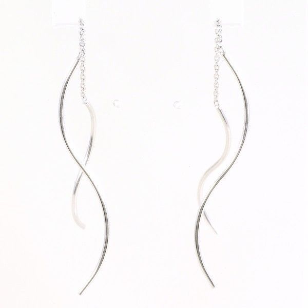 K10WG ピアス pierced earrings 総重量約0.8g