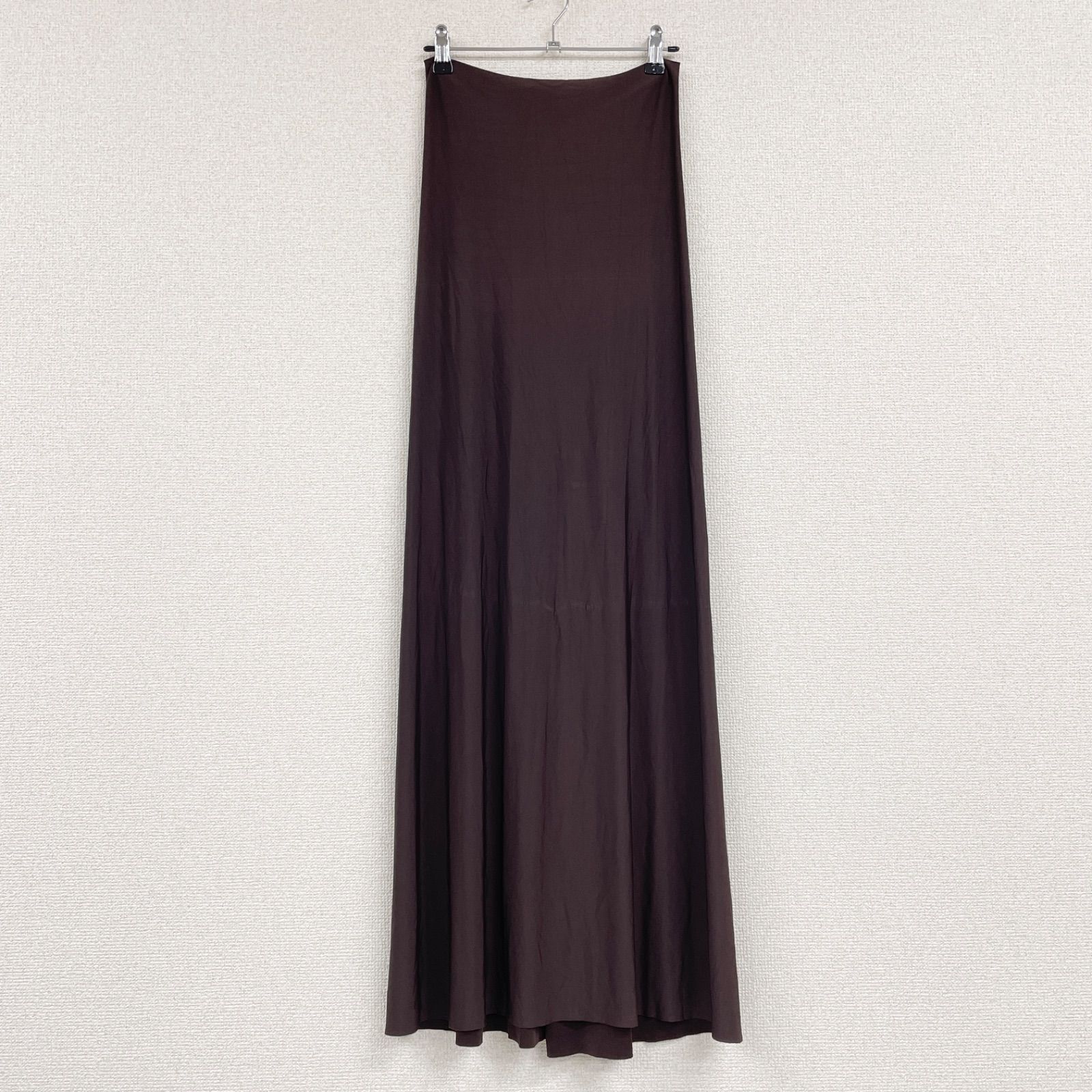 ISSEY MIYAKE イッセイミヤケ ベアトップワンピース マキシ丈スカート 2way ロング レーヨン レディース M