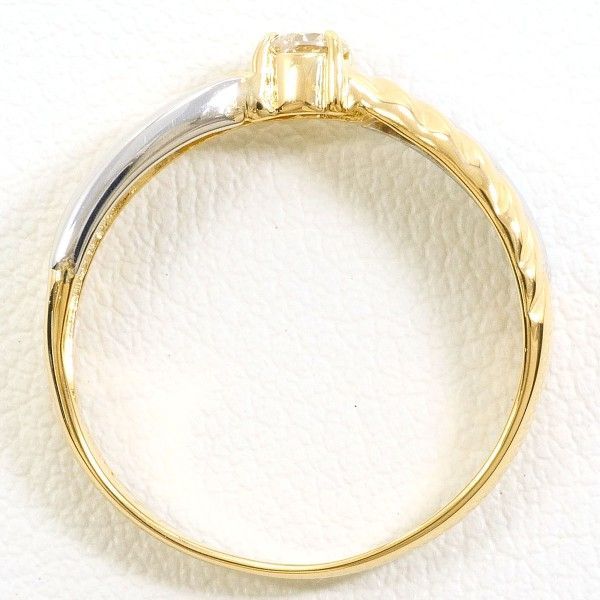 PT 900 K 18 YG リング ring 指輪 11.5号 ダイヤ 0.12 総重量約2.2 g