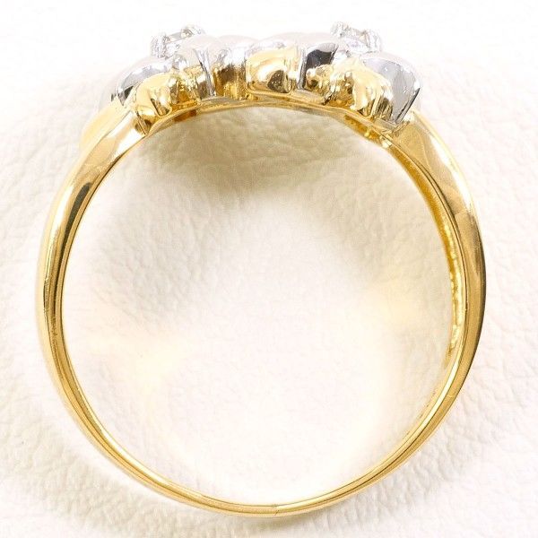 PT 900 K 18 YG リング ring 指輪 11号 ダイヤ 0.05 総重量約4.5 g