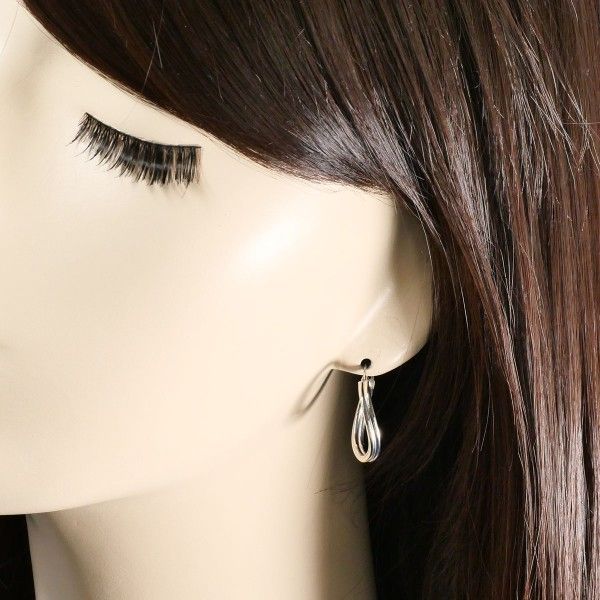  K 18 WG ピアス pierced earrings 総重量約2.0 g その他 アクセサリー