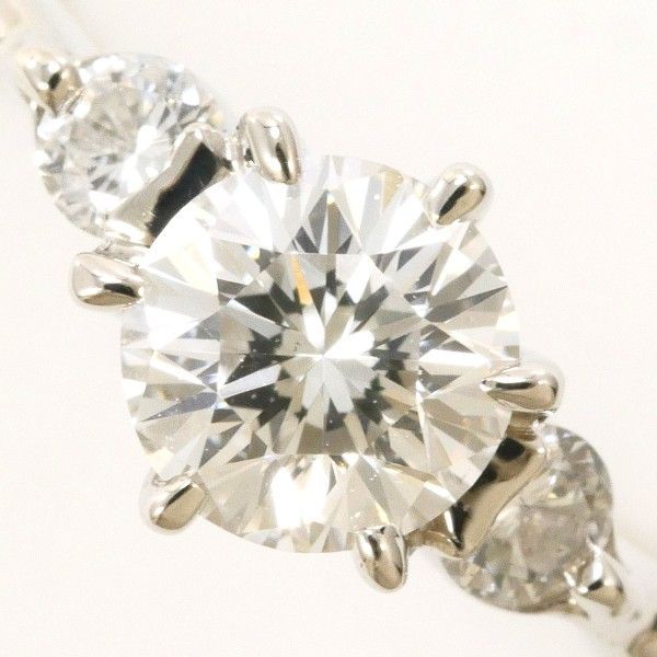 PT 900 リング ring 指輪 9.5号 ダイヤ 0.243 0.06 VS 1 鑑定書 総重量約2.4 g