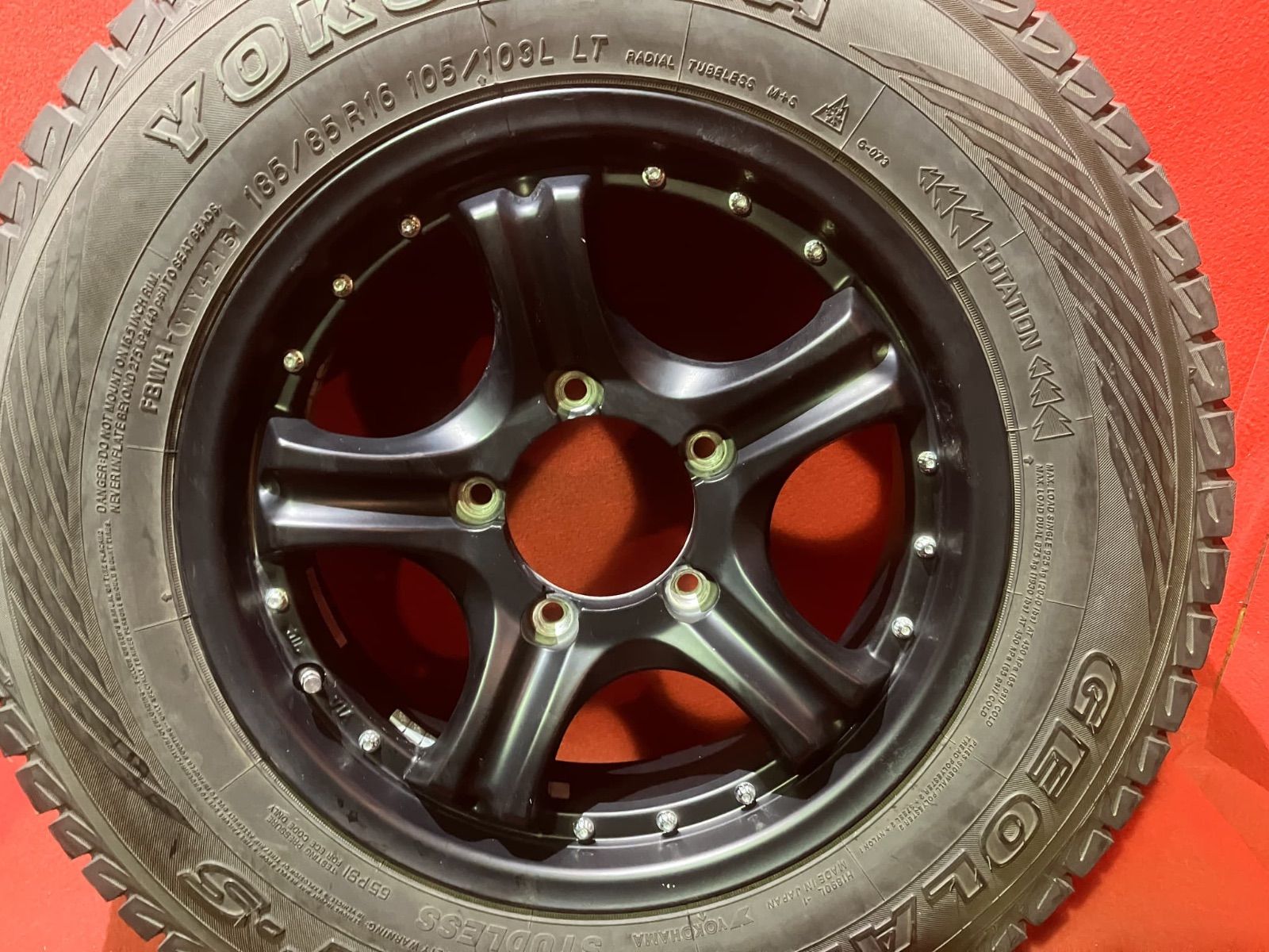 スタッドレスタイヤホイールセット 185 85 R 16 G 073 x 5 20 139 7 6 H 4本SET