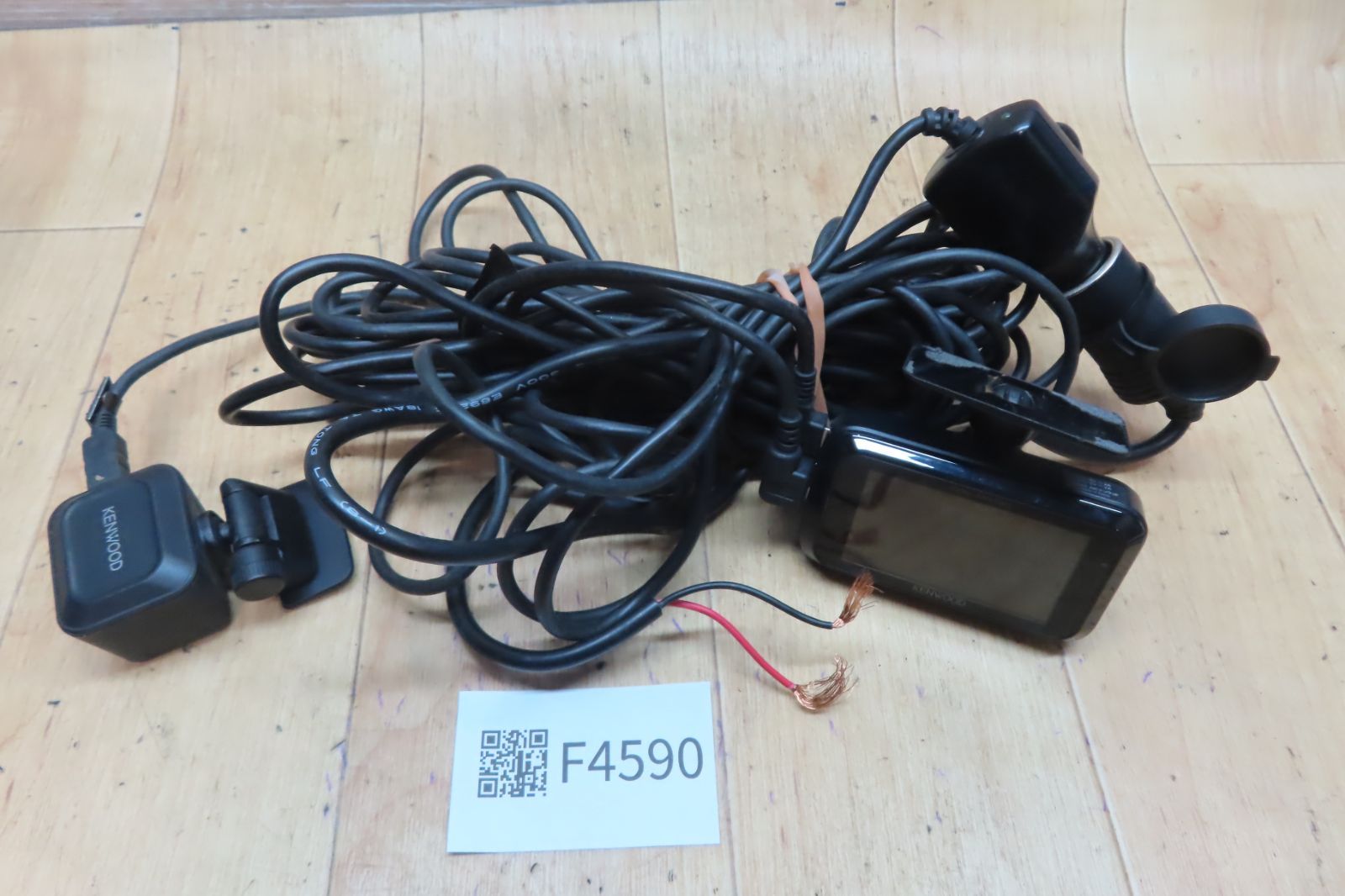 2019年製 付 F 4590 ケンウッド DRV MR 740 前後2カメラ フロント リア ドライブレコーダー ドラレコ 32 GB SDカード付 駐車監視