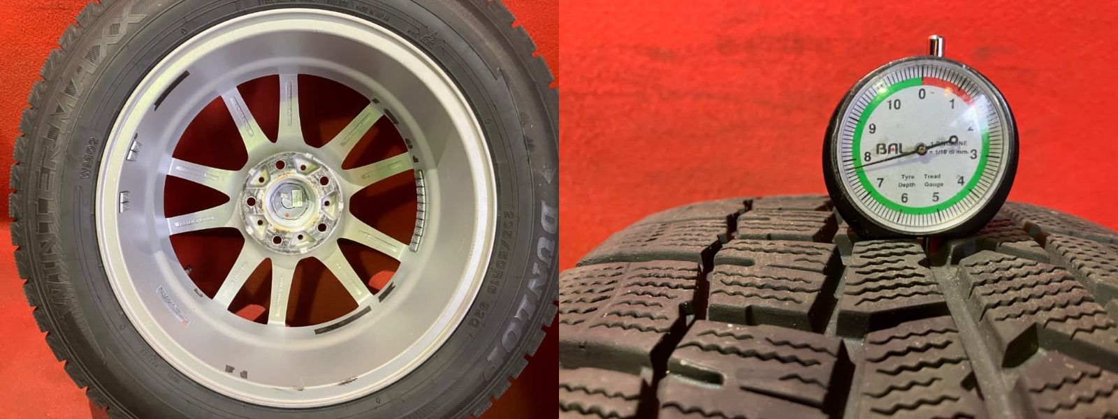 スタッドレスタイヤホイールセット 205