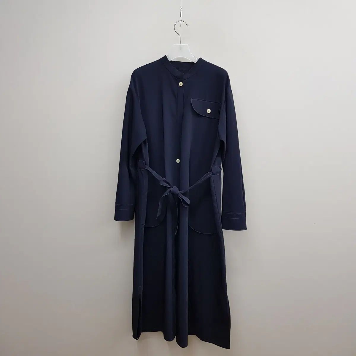 KUHO 2025 ベルト付き ロング シャツワンピース Mサイズ
