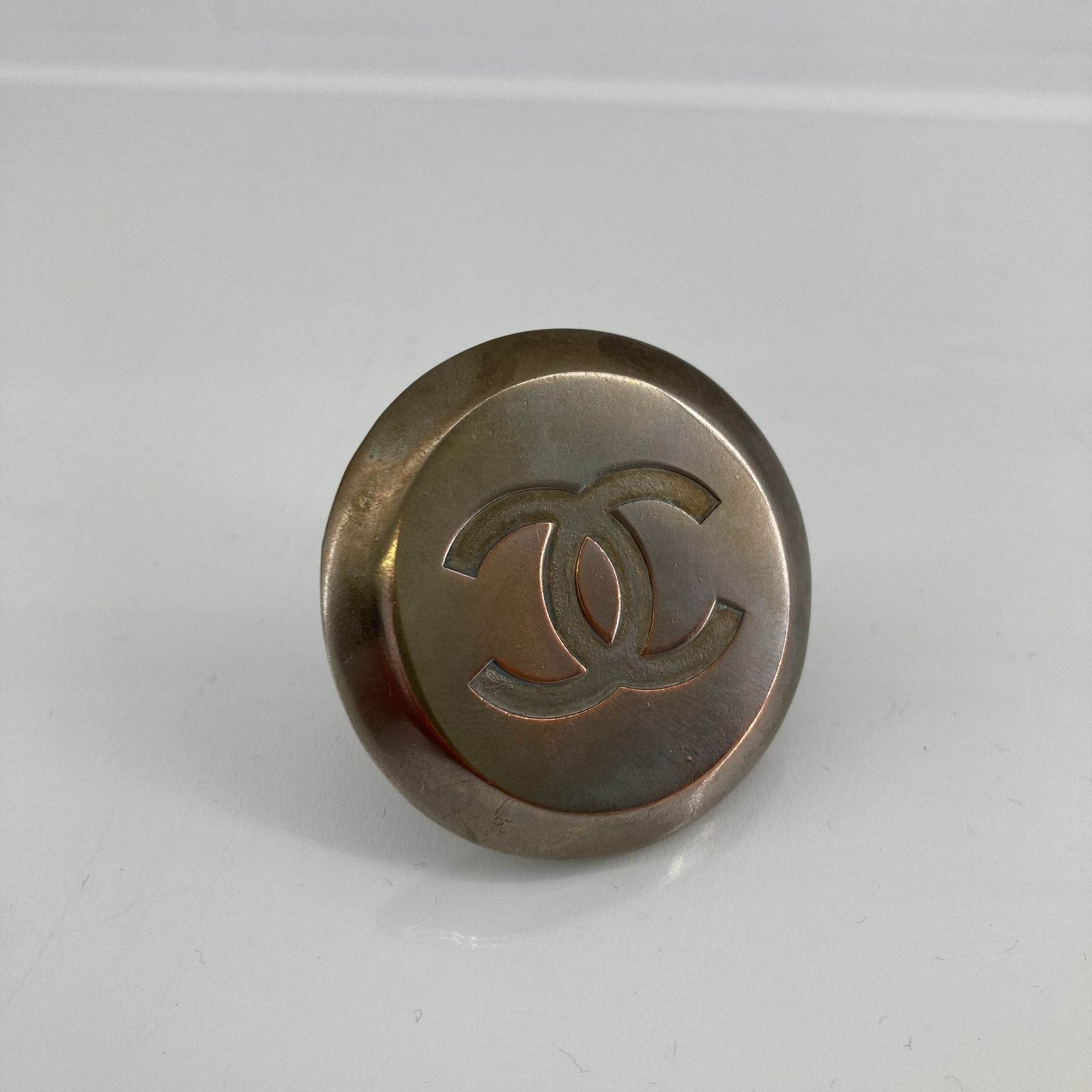 CHANEL シャネル 99P ココマーク スカーフ リング シルバー