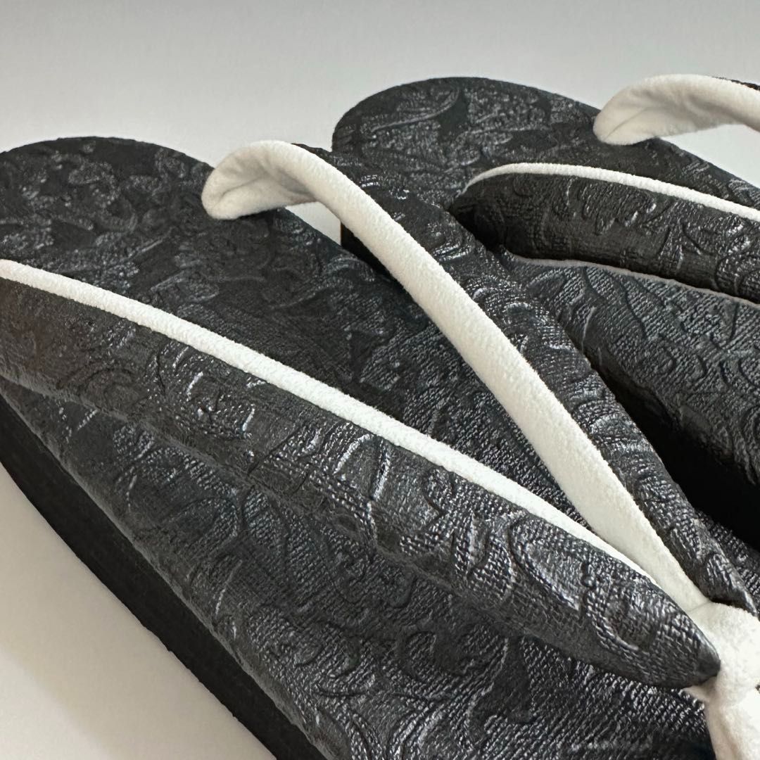 S M Lサイズ選択 シャバクロ カレンブロッソ カフェ草履 7