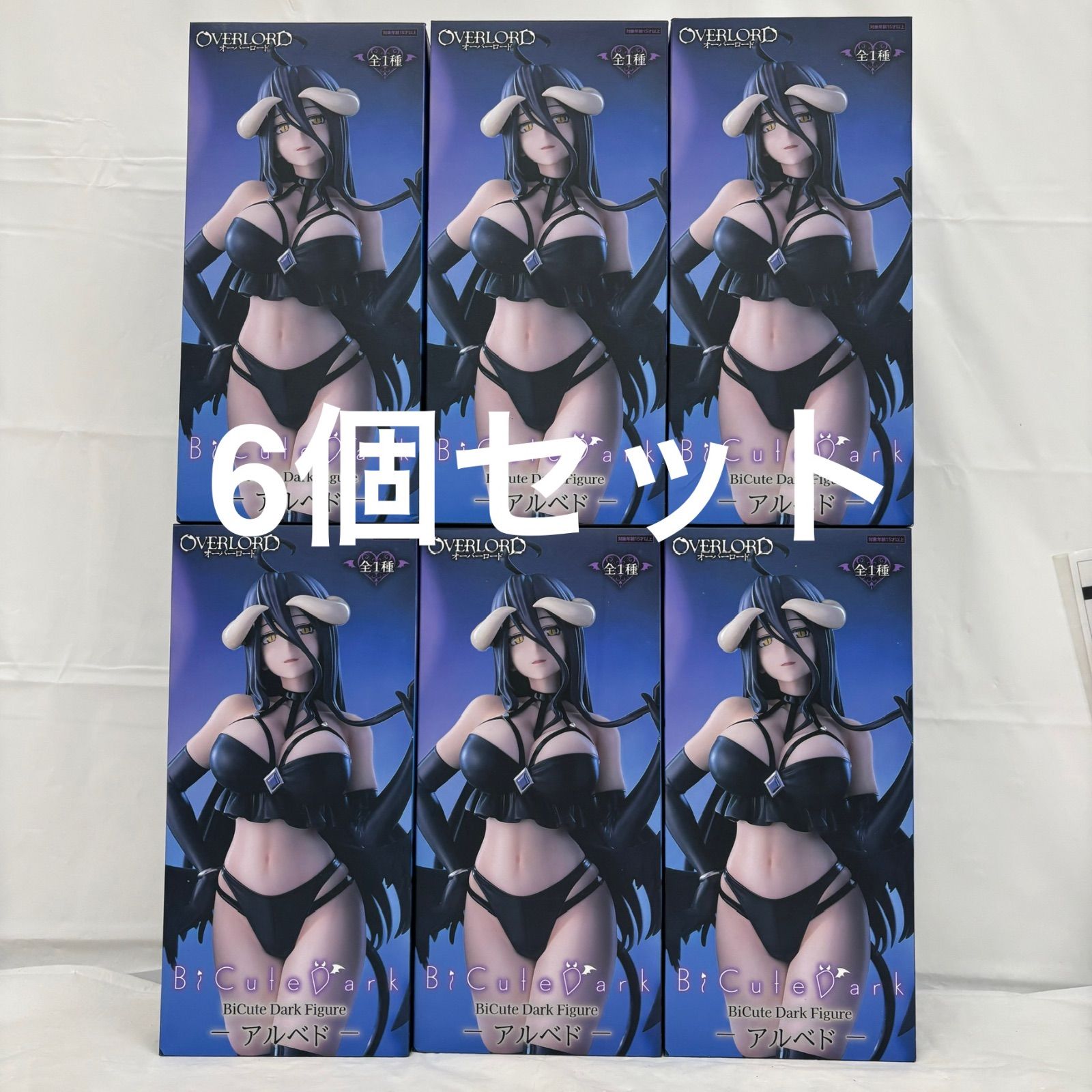 未開封 オーバーロード BiCute Dark Figure アルベド フィギュア 6個 