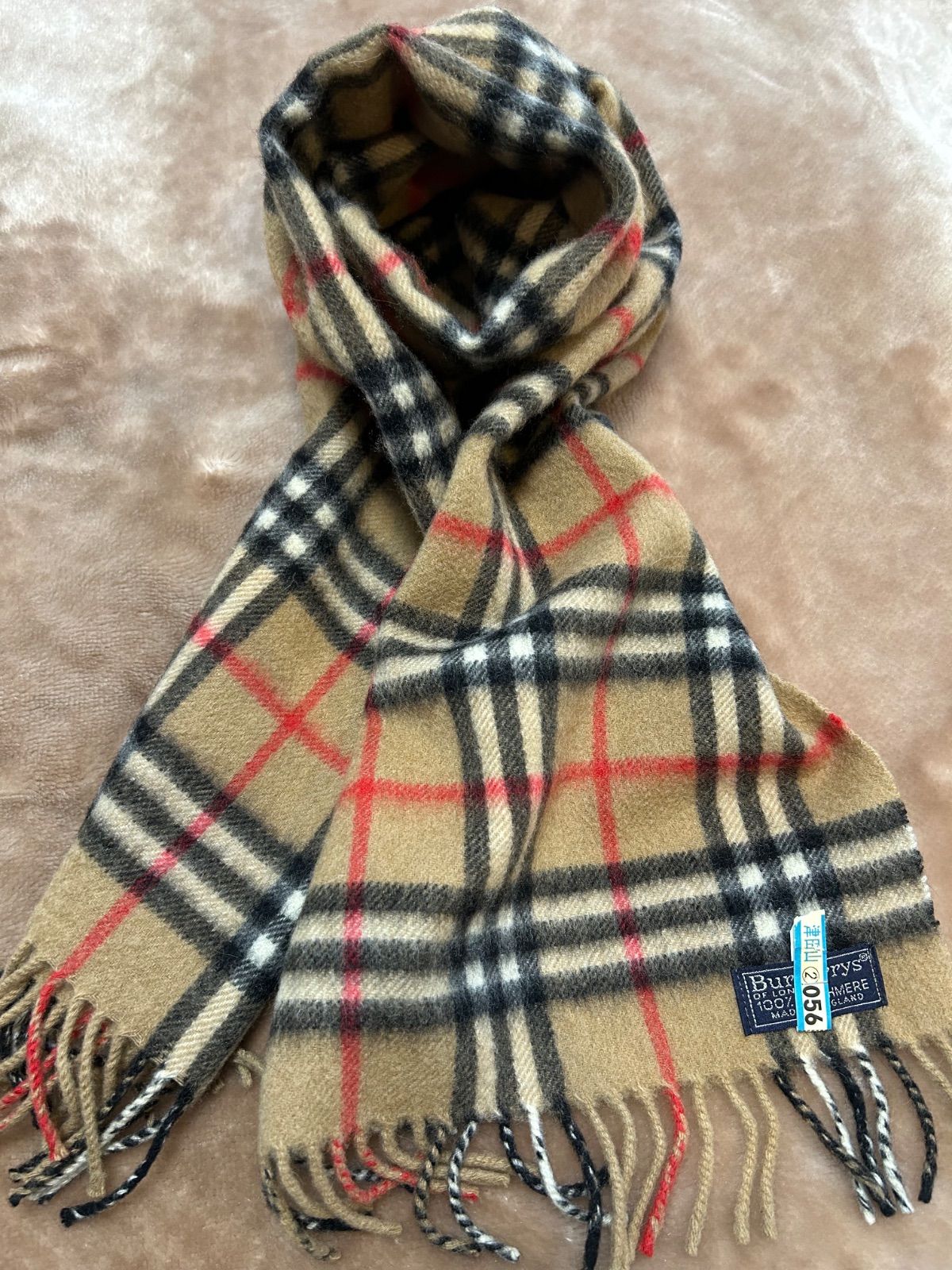 バーバリーBURBERRYマフラー ストール ショール スカーフブラウン 茶色系 ベージュノバチェックカシミヤ カシミア 100%イングランド製 イギリス製 英国製レディース女性用婦人women’sメンズmen’s男性用紳士 ユニセックス男女兼用