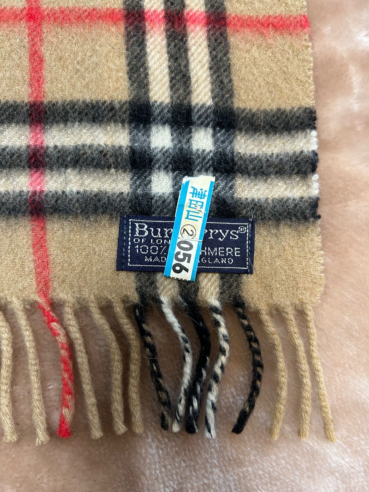 バーバリー マフラー ストール ショール スカーフブラウン 茶色系 ベージュノバチェックカシミヤ カシミア 100％イングランド製 イギリス製 英国製レディース女性用婦人women’sメンズmen’s男性用紳士 ユニセックス男女兼用